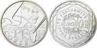 France 10 Euro Corse, Pessac, Silver -