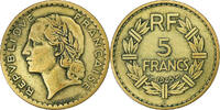 France 5 Francs Lavrillier, Castelsarrasin, Cupro-Aluminium -