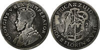 South Africa Florin George V, Pretoria, Silver -