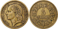 France 5 Francs Lavrillier, Castelsarrasin, Cupro-Aluminium -