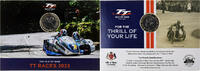 Isle of Man 2 Pounds Charles III, TT Races Anniversary, Tower mint -