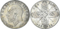 Great Britain Florin Coin, George V, Silver, KM:817a -