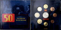 Belgium Set 1 ct. - 2 Euro + Token Albert II, série FDC, Brussels -