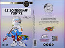 France 10 Euro Le Schtroumpf Peintre (15/20), Colorized, MDP, Silver -