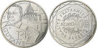 France 10 Euro Guyane, MDP, Silver -