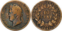 French Antilles 10 Centimes Louis-Philippe I, Paris, Bronze -