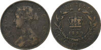NEWFOUNDLAND Cent Newfoundland, Victoria, London, Bronze -