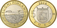 Finland 5 Euro Black-throated loon, Vantaa, Bi-Metallic -