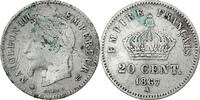 France 20 Centimes Napoleon III, Paris, Silver -
