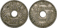 Tunisia 25 Centimes Muhammad al-Nasir Bey, Paris, Silver -