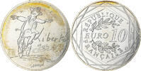 France 10 Euro Sempé - Été - Liberté, MDP, Silver -