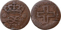 Duchy of Savoy 2 Denari Carlo Emanuele III, Torino, Copper -