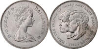 Great Britain 25 New Pence Elizabeth II, Royal Wedding, Llantrisant -