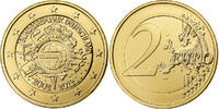 Germany 2 Euro 2012 Munich 10 Years of Euros Cash, golden, Munich, Bi-Metallic MS(63)