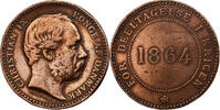 Denmark Medaille Christian IX, For Deeltagelse I Kriegen, Bronze, Dubois.A -
