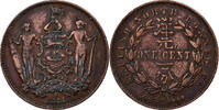 British North Borneo Cent Heaton, Bronze -