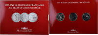 France Coffret 3x5 francs 2000 Ans de Monnaies Françaises (3/3), MDP -