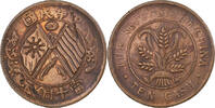Republic of China 10 Cash undated (1920), Copper -