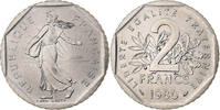 France 2 Francs Semeuse, MDP, série FDC, Nickel -