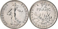 France 1/2 Franc Semeuse, MDP, série FDC, Nickel -