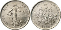 France 5 Francs Semeuse, MDP, série FDC, Nickel Clad Copper-Nickel -