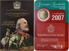 San Marino 2 Euro Giuseppe Garibaldi, Rome, Bi-Metallic -
