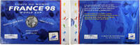 France 1 Franc + Token World Cup 1998, MDP, Silver -