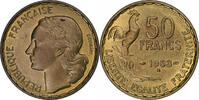 France 50 Francs Guiraud, Beaumont-Le-Roger, Cupro-Aluminium -