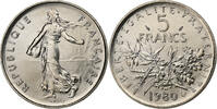 France 5 Francs Semeuse, MDP, série FDC, Copper-Nickel Plated Nickel -