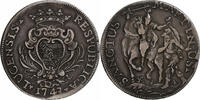Republic of Lucca Scudo Lucca, Silver, KM:53 -