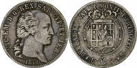 Kingdom of Sardinia 5 Lire Vittorio Emanuele I, Silver -