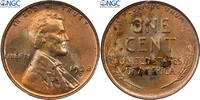 United States Cent Lincoln, Denver, Bronze, NGC, KM:132 -