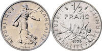 France 1/2 Franc Semeuse, MDP, série FDC, Nickel -