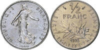 France 1/2 Franc Semeuse, MDP, série FDC, Nickel -