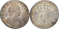 France 1/4 Ecu Vertugadin Louis XV, Rouen, Reformed, Silver -