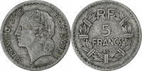 5 Francs 1952 Paris Frankreich Lavrillier, Paris, Aluminium, S+, Gadoury:766a S+