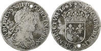 France 1/4 écu, 2e poinçon de Warin Louis XIII, Paris, Silver -