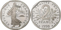 France 2 Francs Semeuse, MDP, Proof, Nickel -