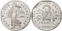 France 2 Francs Semeuse, MDP, Proof, Nickel -