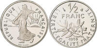 France 1/2 Franc Semeuse, MDP, Proof, Nickel -