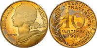 France 10 Centimes Marianne, MDP, Proof, Bronze-Aluminium -