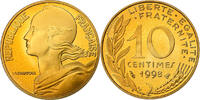 France 10 Centimes Marianne, MDP, Proof, Bronze-Aluminium -