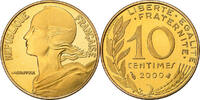France 10 Centimes Marianne, MDP, Proof, Bronze-Aluminium -