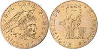 France 10 Francs Roland Garros, MDP, Pattern, Copper-Nickel-Aluminum -