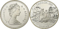 Canada 1 Dollar Elizabeth II, MacKenzie River, Ottawa, Proof, Silver -