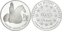 France 10 Francs-1.5 Euro Chinese Horseman, MDP, Proof, Silver -