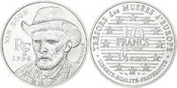 France 10 Francs-1.5 Euro Vincent Van Gogh, MDP, Proof, Silver -