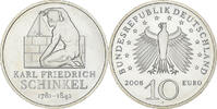 Germany 10 Euro Karl Friedrich Schinkel, Stuttgart, Silver -