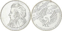 Germany 10 Euro Wolfgang Amadeus Mozart, Munich, Silver, KM:248 -