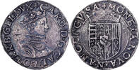 Duchy of Lorraine Teston Charles III, 1545-1556, Nancy, Silver -